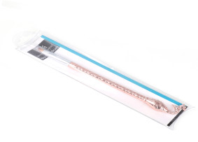 Global Fashion Peacock Jel Fırçası, Altın, Açılı #4