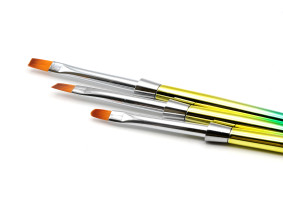 Global Fashion SAM-35 Jel Fırçalar, Açısal, Düz, Oval, 3 adet