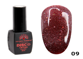 Disco Cateyes Global Fashion Jel Cila, 8 ml, yansıtıcı, 009