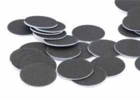 Pedikür diskleri için yapışkanlı yedek törpüler, 25 mm, #150, 50 adet.