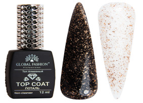 Gold Folyo top coat, 12 ml, Yapışmaz Kapak