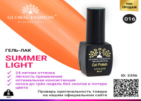 Jel cila Global Fashion Summer Light 016, 8 ml