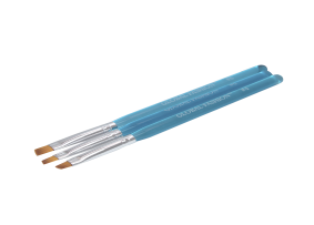 Global Fashion SAM-107 Açısal Jel Fırçalar, #4, #6, #8, 3 adet.