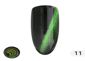 Metalik renkli sürtünme ve pigment "Cat" No. 11