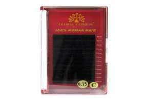 Global Fashion Mix Şerit Kirpik Seti C 0.15 (Kırmızı)