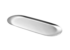 Gümüş metal tepsi 23,5*9 cm