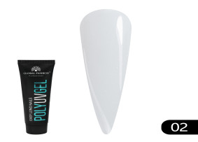 Parıltılı Polygel (Polygel with shimmer) Global Fashion 30 g 02 sütlü