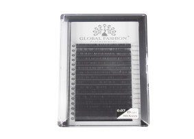 Global Fashion Premium Kirpikler Karışık Şerit Kirpik Seti (8-15 mm) D 0.07