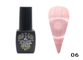 Kedi Gözü Jel Cila Platin 06