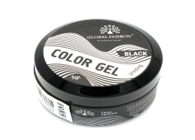 Renkli jel Global 5 ml siyah, 1 adet.