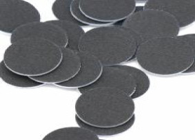 Pedikür diskleri için yapışkanlı yedek törpüler, 20 mm, #120, 50 adet.