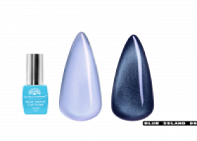 Kedi Gözü Jel Cilası, Global Moda, Mavi Ada Kedi Gözü 8 ml, 08