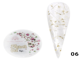 Çiçek Jeli 06, 5g, kurutulmuş çiçeklerle