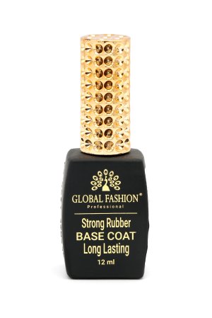 Global FashionKALICI OJE İÇİN İçin Kauçuk Baz Kat, Güçlü ve Uzun Ömürlü Baz Kat, 12 ml