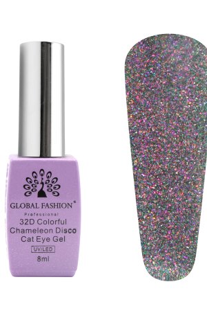 Kedi Gözü Jel Cila 32D Bukalemun Disko 8 ml, 266