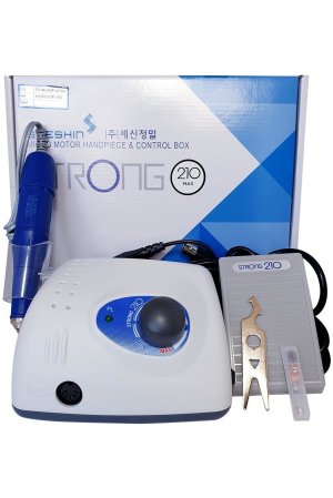 Manikür ve pedikür makinesi STRONG 210 35.000 devir, 65W, Beyaz