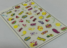 Büyük çıkartma, 9,5*6,5 cm, MAX-169