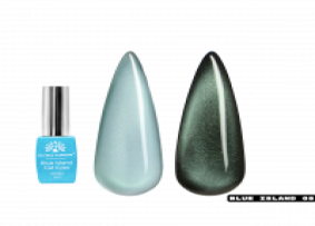 Kedi Gözü Jel Cilası, Global Moda, Mavi Ada Kedi Gözü 8 ml, 05