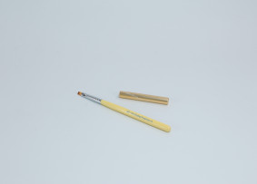 Global Fashion Flat Straight Sentetik Jel Fırça #4, GF-16-4-Yellow