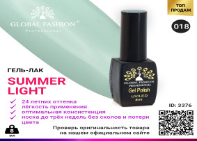 Jel cila Global Fashion Summer Light 018, 8 ml