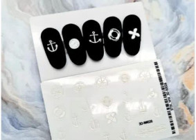 Kendinden yapışkanlı 3D çıkartma WW 26