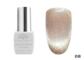 Kedi Gözü 3D Jel Cila Pamuk Prenses 08