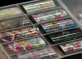 Tırnak süslemesi için 10'lu folyo seti